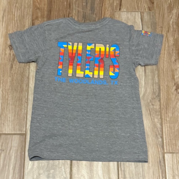 Tyler’S Other - Tylers Aztec Print Grey Short Sleeve Tee